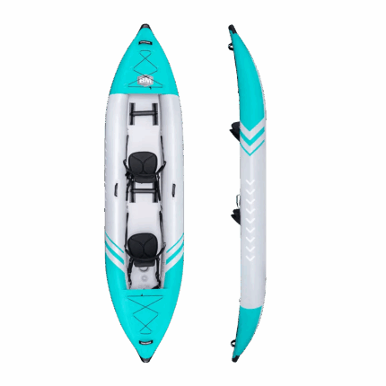 12’6 Inflatable Tandem Lightweight Kayak - ADVENTURER: Ideal small boat option