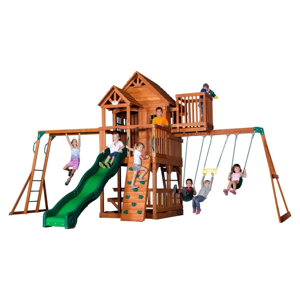 Backyard Discovery Skyfort II Swing Set