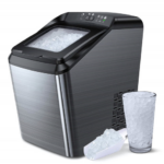 Aicook Nugget Ice Maker For Countertop, Sonic Ice Maker Machine