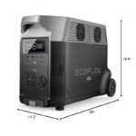 EF EcoFlow DELTA Pro 3600Wh Portable Power Station - 3600W AC - LiFePO4 - Solar Generator - Image 9