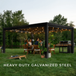 Backyard Discovery Trenton 16ft x 12ft Modern Steel Pergola - Image 2